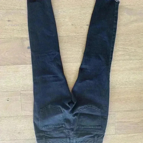 Free people distressed jeans black size 28 - Picture 7 of 7